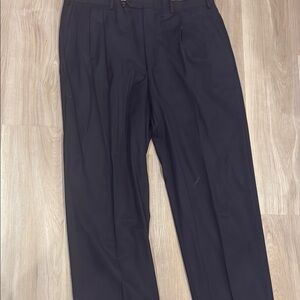 Black Dress Pants with Classic Straight-Leg Cut